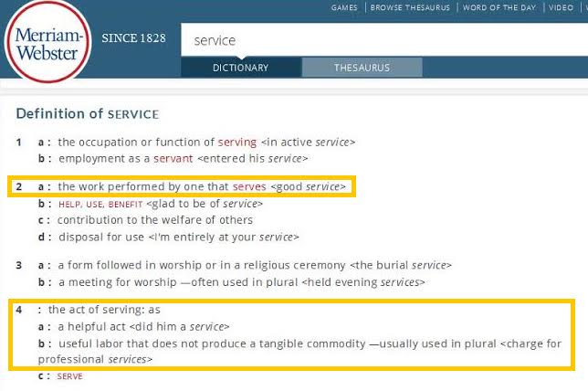 service definition